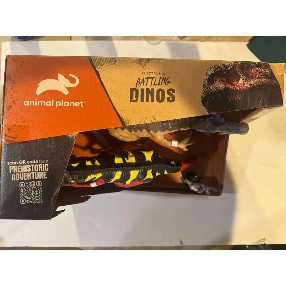 Animal Planet Electronic Battling Dinos Action Figure Set - 3pk
